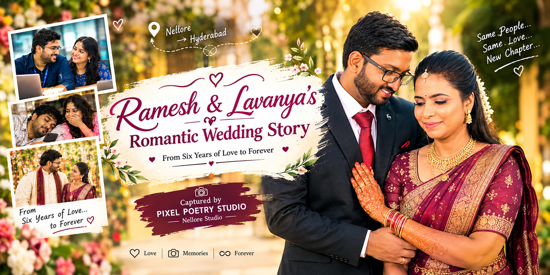From Love to Forever_ A Romantic Wedding Story - Nellore photography